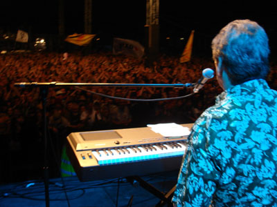 Onstage at T in the Park